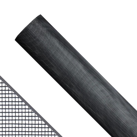 Saint-Gobain Adfors Saint-Gobain ADFORS 72 in. W X 100 ft. L Charcoal Aluminum Insect Screen Cloth FCS9451-M